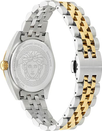 Versace V-Code Bracelet Watch, 36mm | Nordstrom