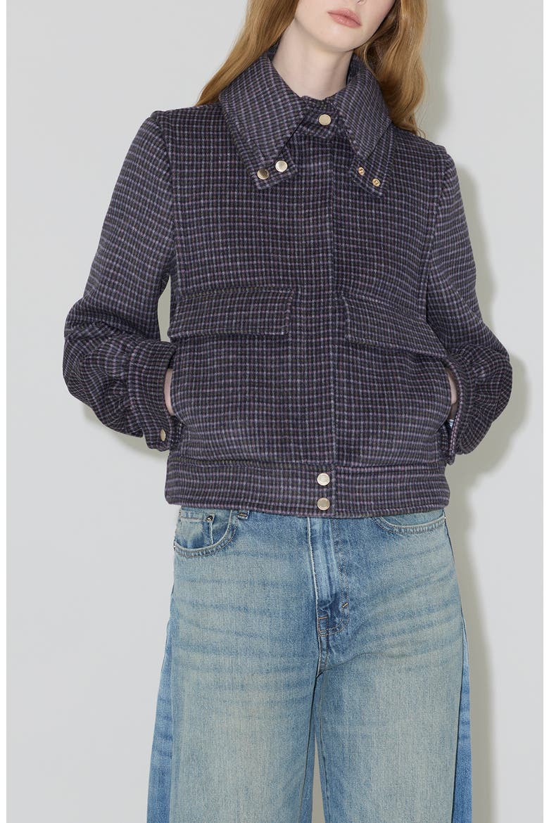 Gene Wool Blend Short Jacket, Main, color, ANTIQUE ROSE