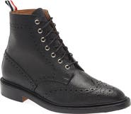 Thom Browne Classic Wingtip Lace-Up Boot