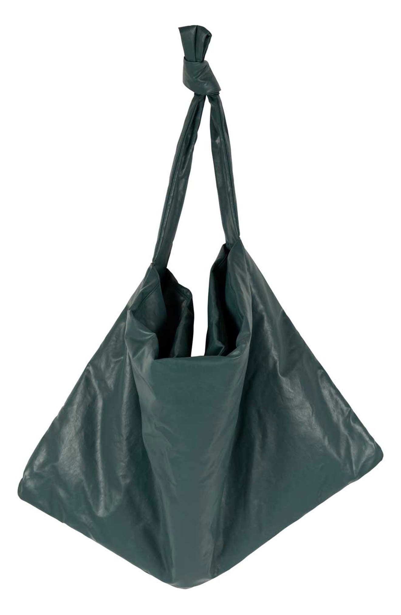 KASSL Small Square Oiled Canvas Bag, Main, color, 