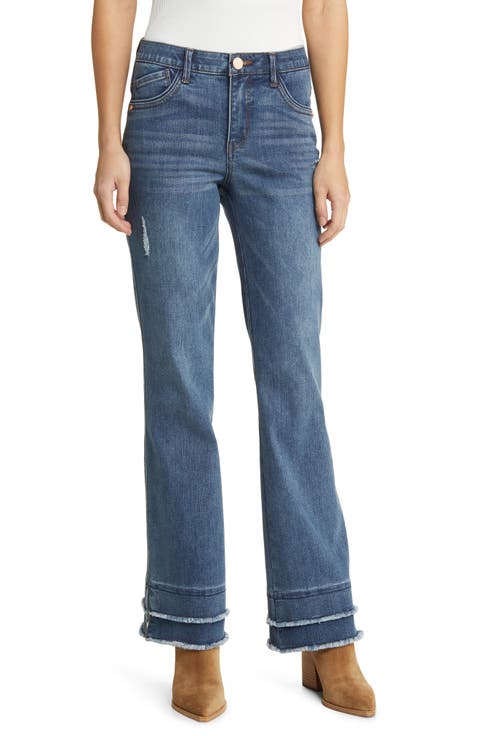 'Ab'Solution High Waist Itty Bitty Bootcut Jeans