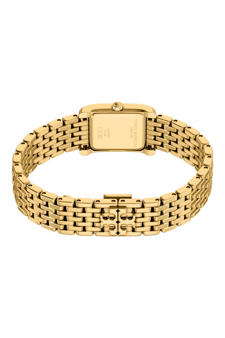 The Small Eleanor Tiger's Eye Bracelet Watch, 22mm x 28mm (Nordstrom Exclusive), Alternate, color, GOLD