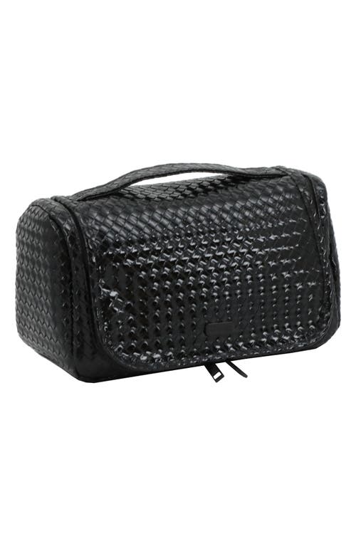 Mytagalongs Cosmo Hanging Toiletry Bag In Black