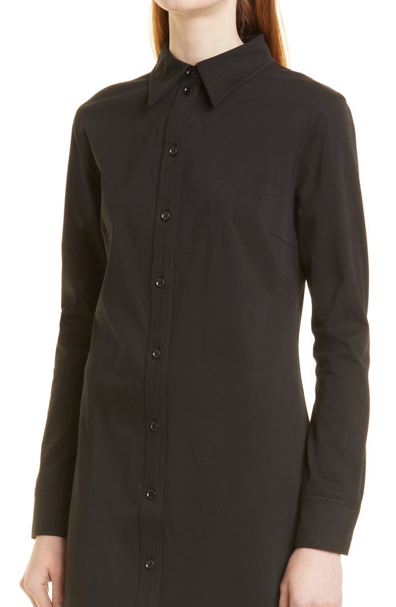 Samsøe Samsøe Cassi Long Sleeve Organic Cotton Shirtdress, Alternate, color, 