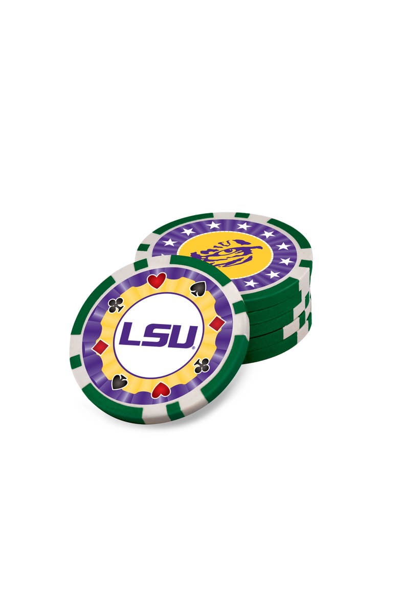 LSU Tigers 300 Piece Poker Set, Alternate, color, Multicolor