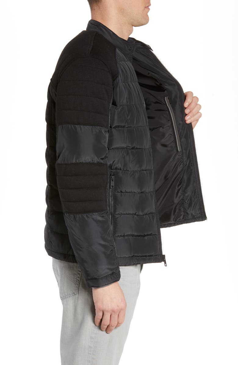 Marc New York Wilsow Quilted Moto Jacket, Alternate, color, 