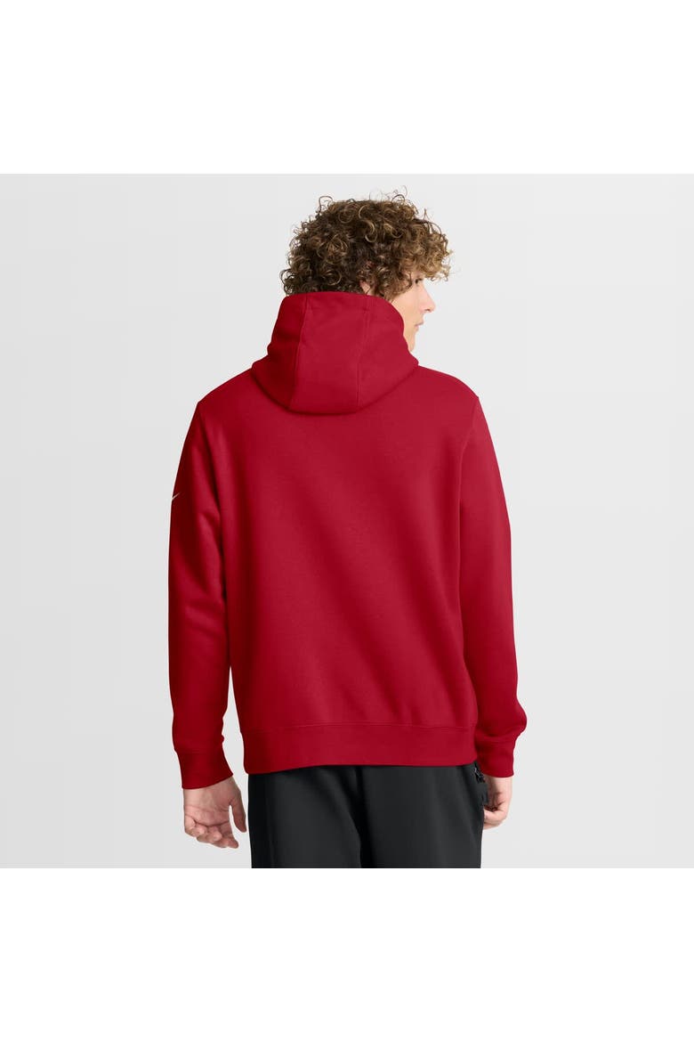 Men's Nike Red Tampa Bay Buccaneers Busted Play Club Fleece Pullover Hoodie, Alternate, color, Red