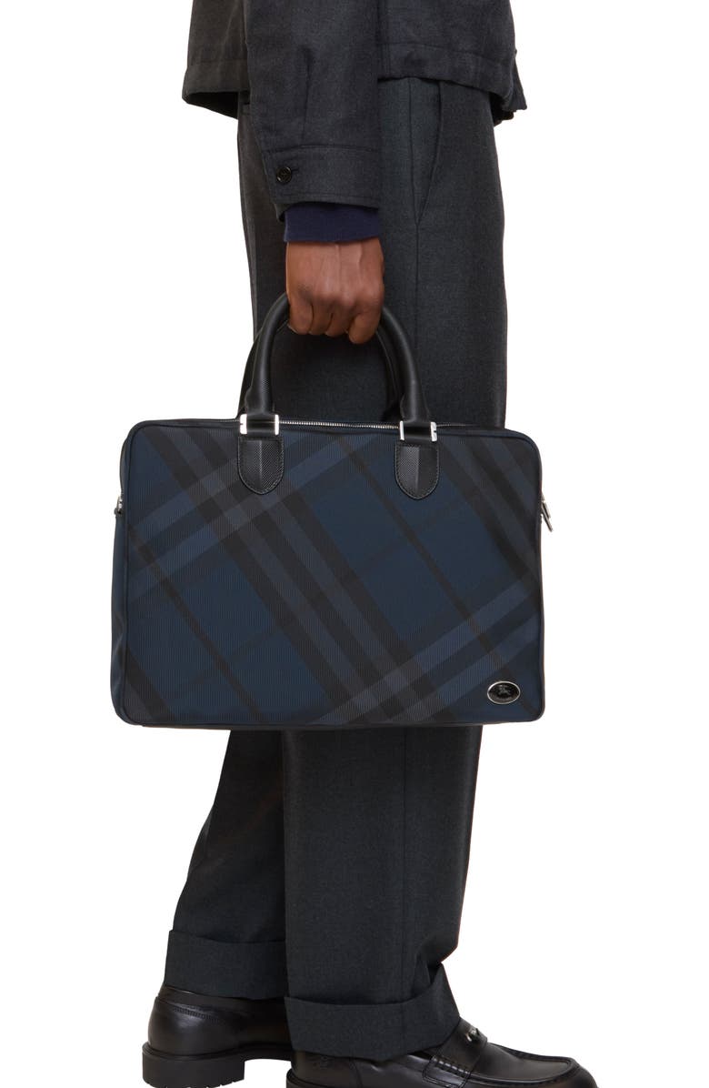 Burberry Grid Briefcase, Alternate, color,