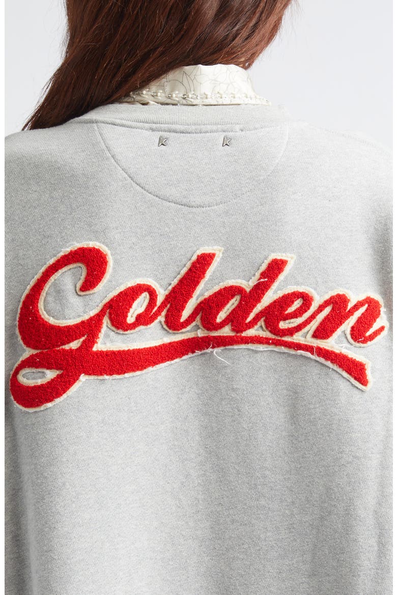 Journey Oversize Sweatshirt, Alternate, color, ALLUMINIUM MELANGE GRAY
