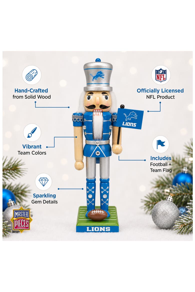 Detroit Lions Collectible Nutcracker, Alternate, color, Multicolor