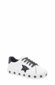 OLIVIA MILLER Kids' Metallic Heart Sneaker