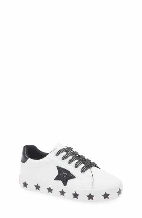 OLIVIA MILLER Kids' Metallic Heart Sneaker