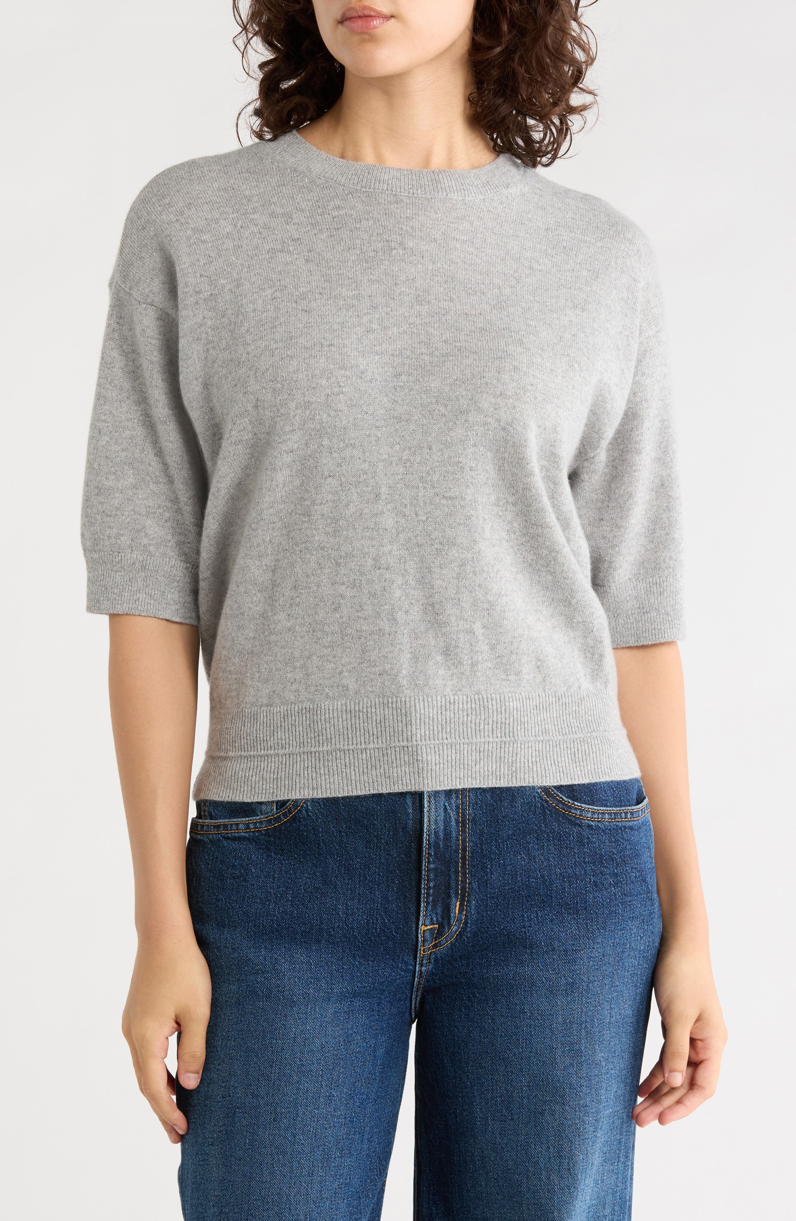 Relaxed Cashmere Sweater T-Shirt