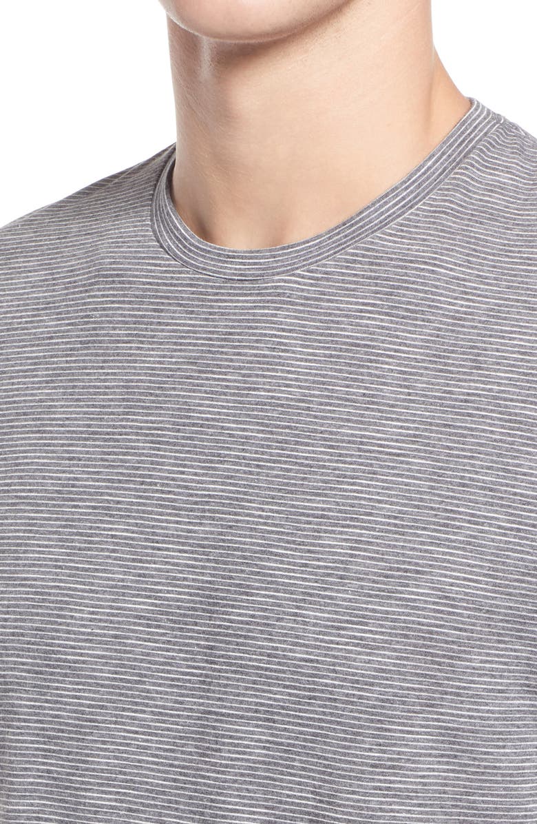 TravisMathew Thinking About It Stripe T-Shirt, Alternate, color, 