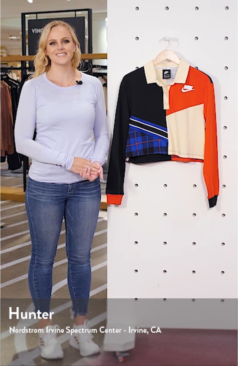 Sportswear Long Sleeve Crop Polo, sales video thumbnail