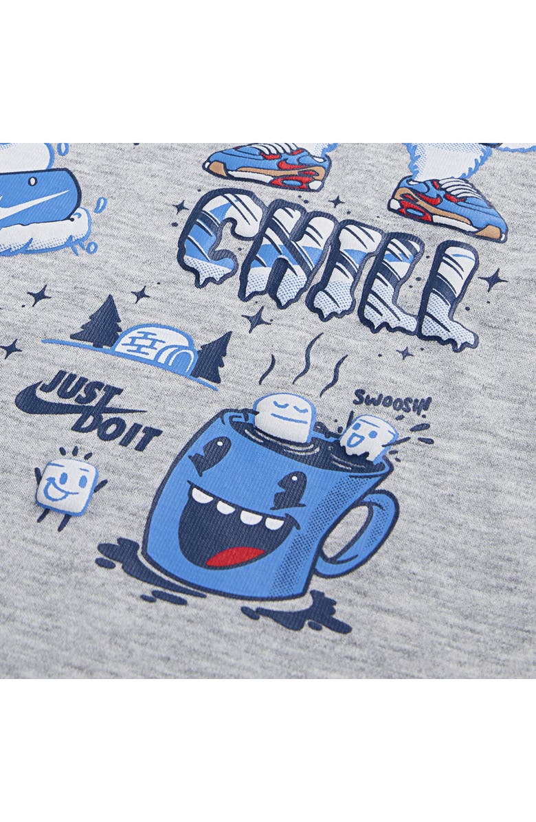 Nike Kids' Holiday Right Graphic T-Shirt, Alternate, color, Light Smoke Grey Heather