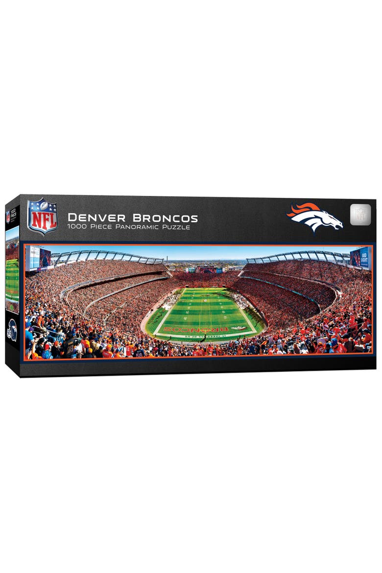 Denver Broncos 1000pc Panoramic Puzzle, Main, color, Multicolor