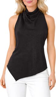 TASH AND SOPHIE High Cowl Neck Tank