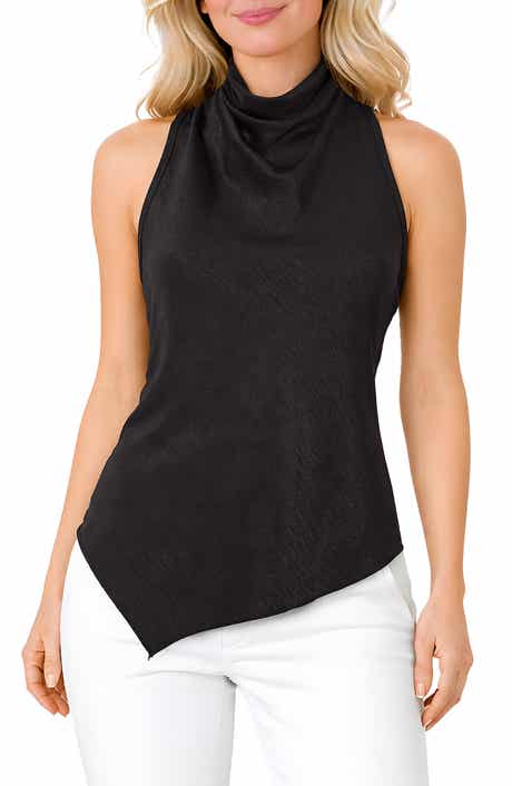 TASH AND SOPHIE High Cowl Neck Tank