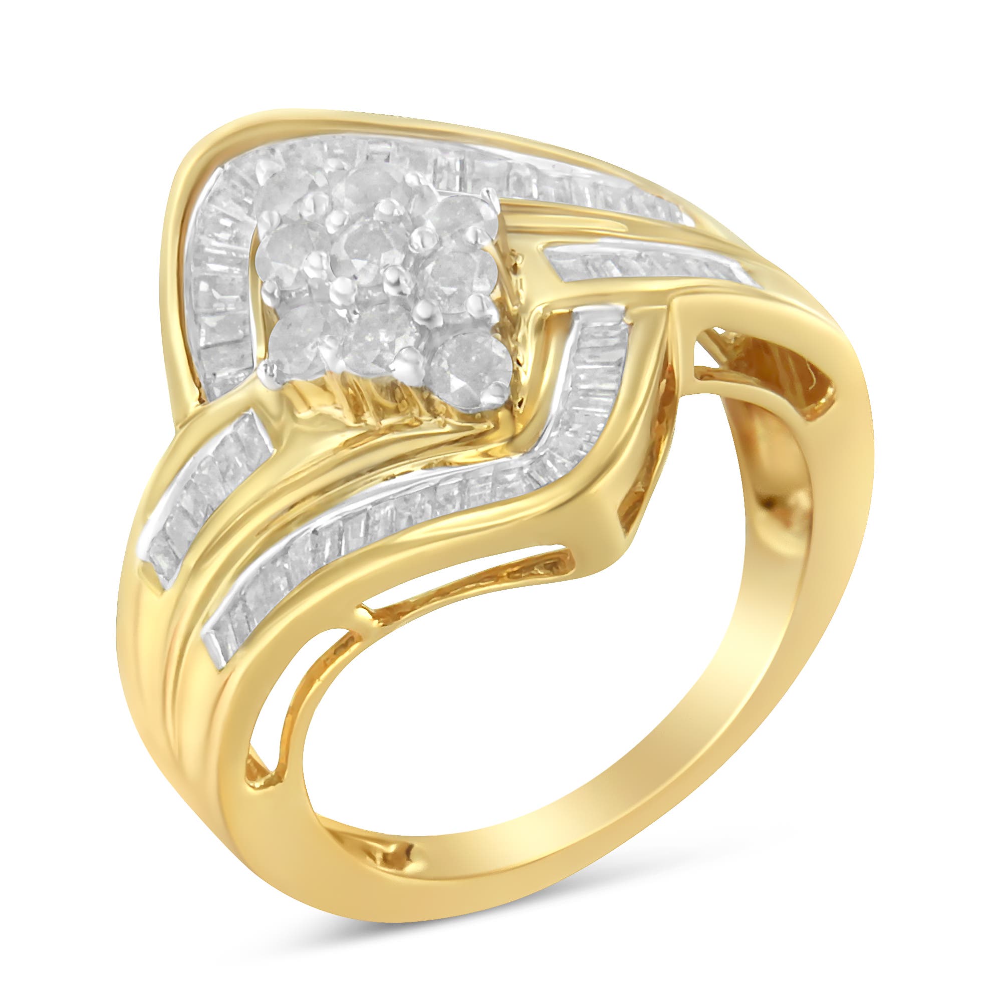 selected Yellow Gold over Silver