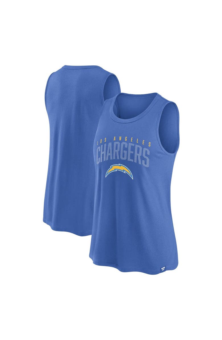 FANATICS Women's Fanatics Branded Powder Blue Los Angeles Chargers Classic Rhine Tank Top, Main, color, Powder Blue