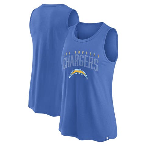 Women's Fanatics Branded Powder Blue Los Angeles Chargers Classic Rhine Tank Top