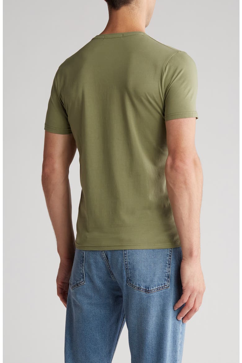 3D Abstract Graphic T-Shirt, Alternate, color, OLIVE