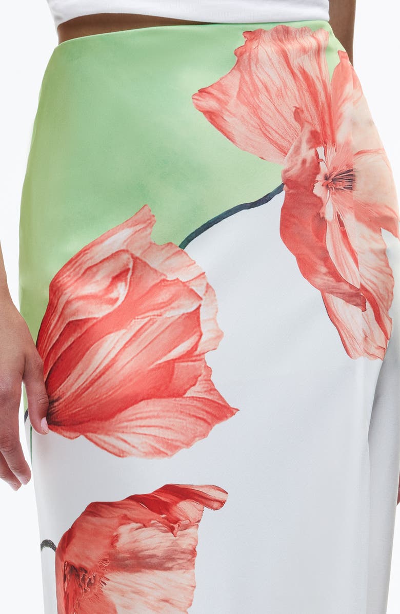 Alice + Olivia Harmony Floral Asymmetric Skirt, Alternate, color,