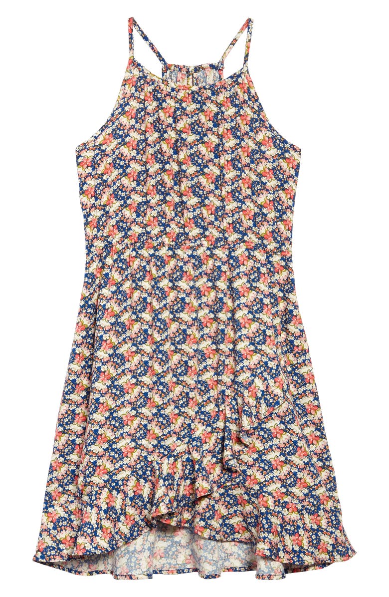 Ten Sixty Sherman Floral Print Halter Dress, Main, color, 