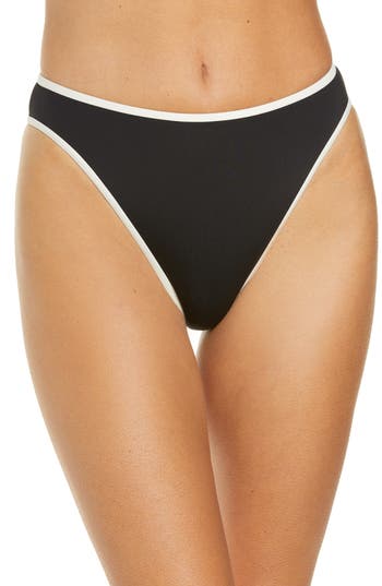 L*space Lspace L Space Nora Bitsy Bikini Bottoms In Black