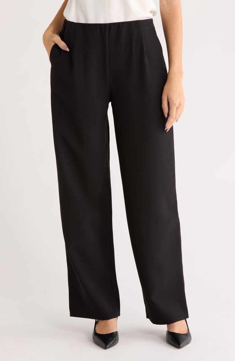 BY DESIGN Ray Wide Leg Pants, Main, color, Black