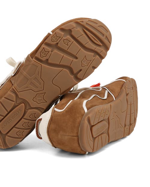Naked Wolfe Adored Suede Sneaker In Brown