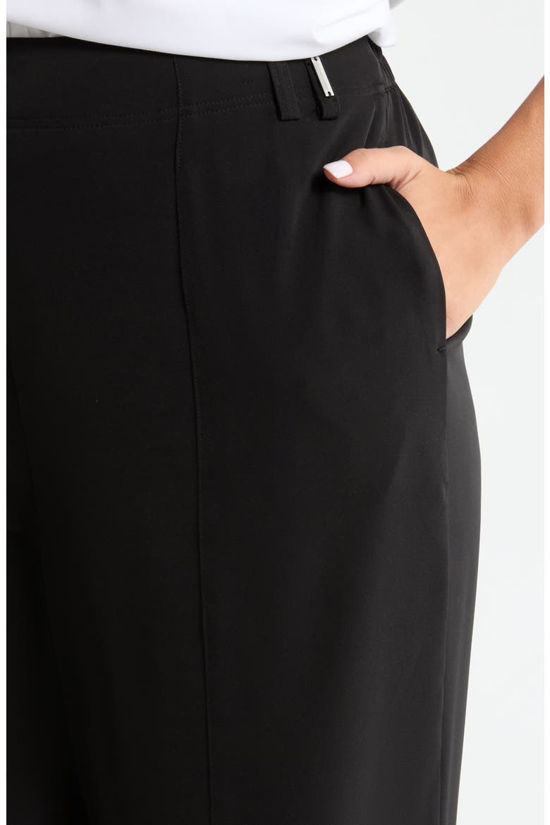 Ellison Pull-On Wide Leg Pants, Alternate, color, BLACK