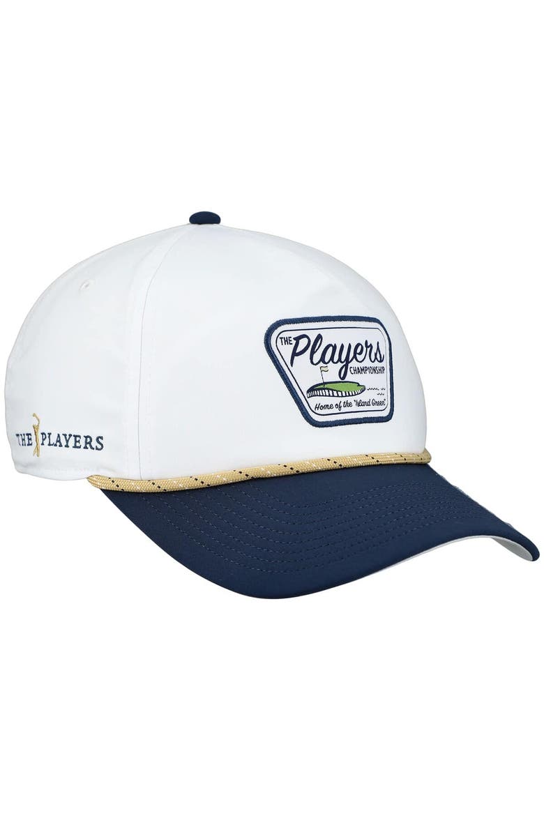 Men's FootJoy White THE PLAYERS Island Green Patch Rope Adjustable Hat, Main, color, White