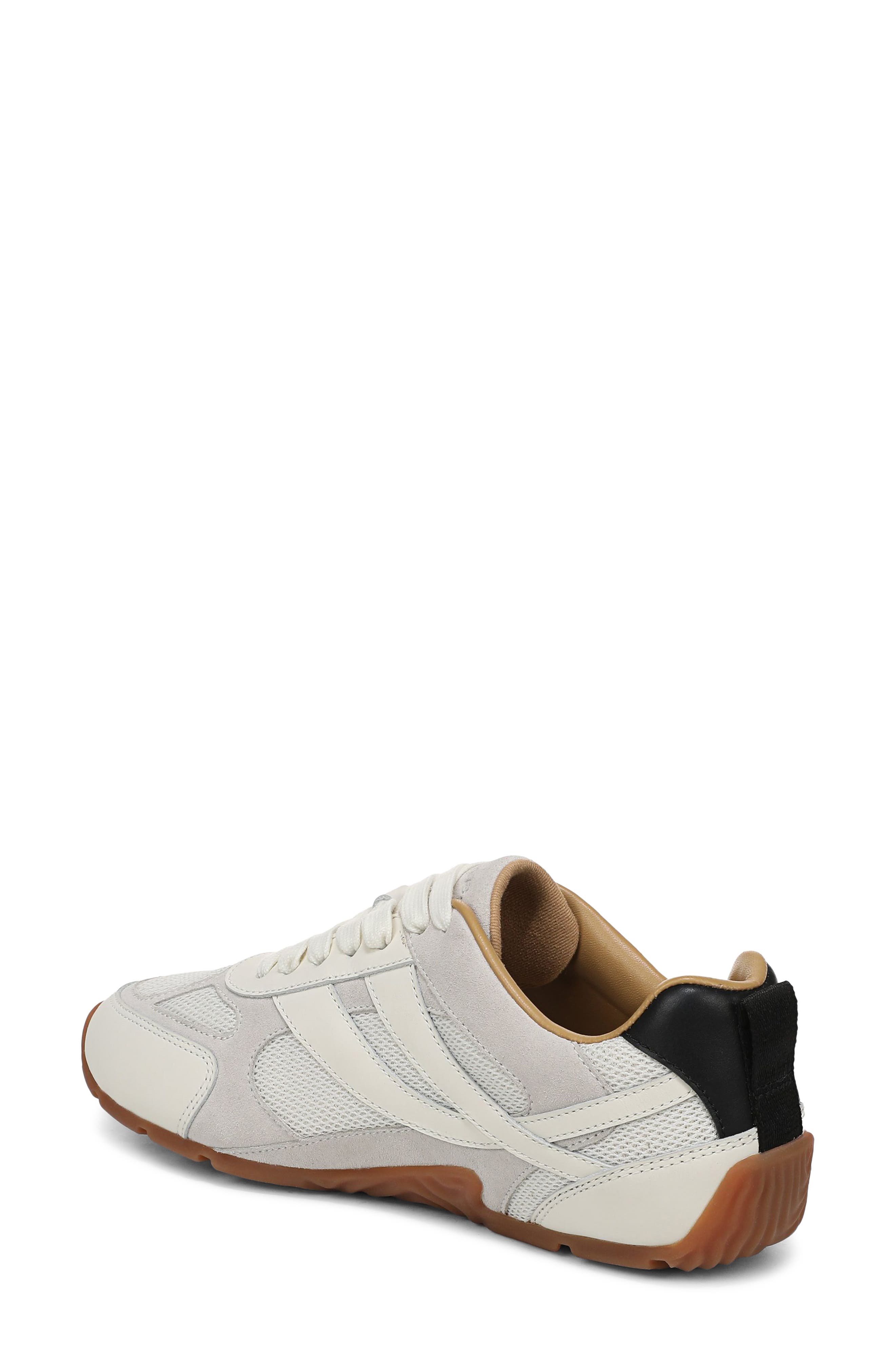 Mojave Trainer Sneaker, Alternate, color, MILK/ HORCHATA/ BLACK