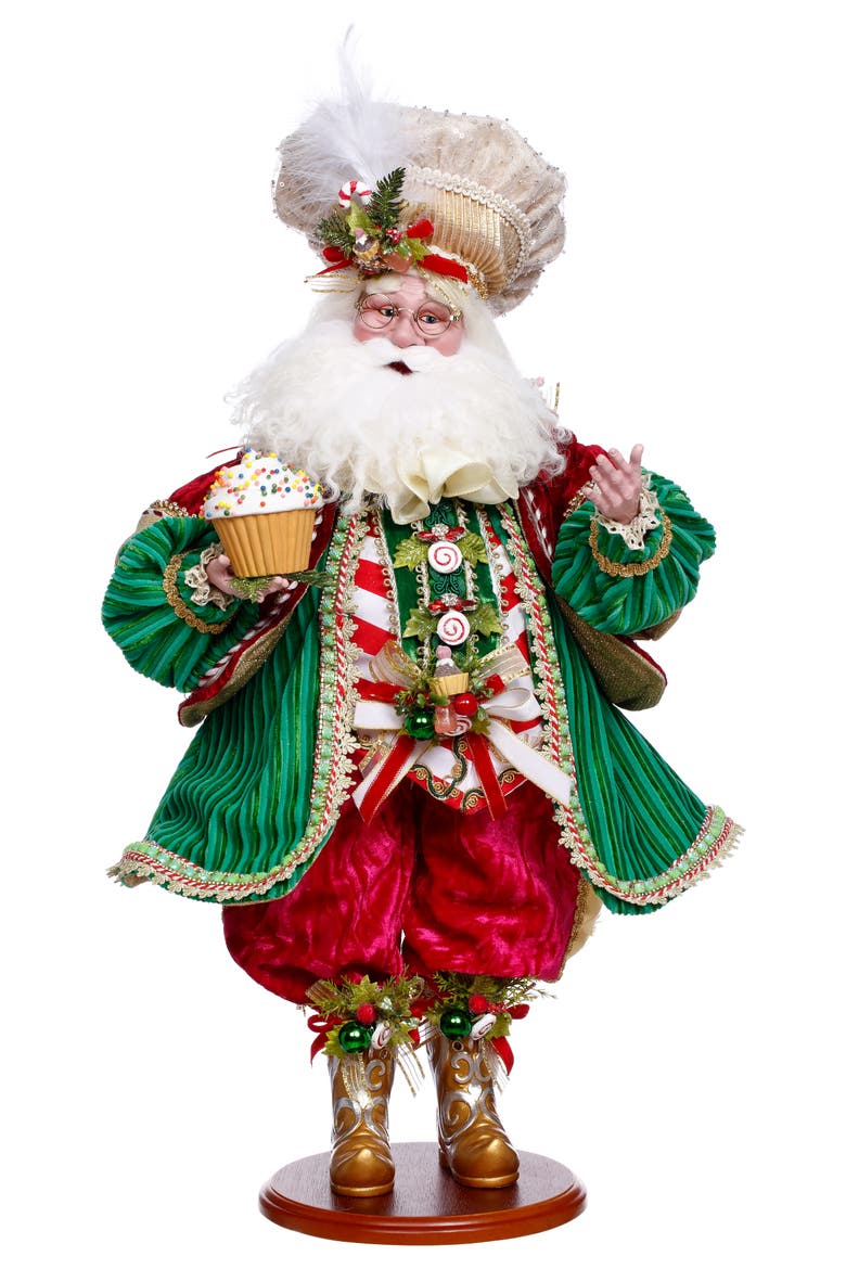 Cupcake Santa, Main, color, Bright Green