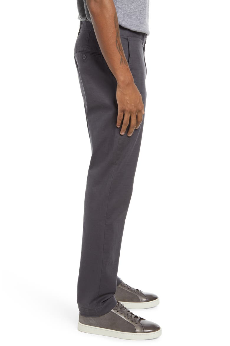 Stretch Canvas Pants, Alternate, color, SLATE GREY