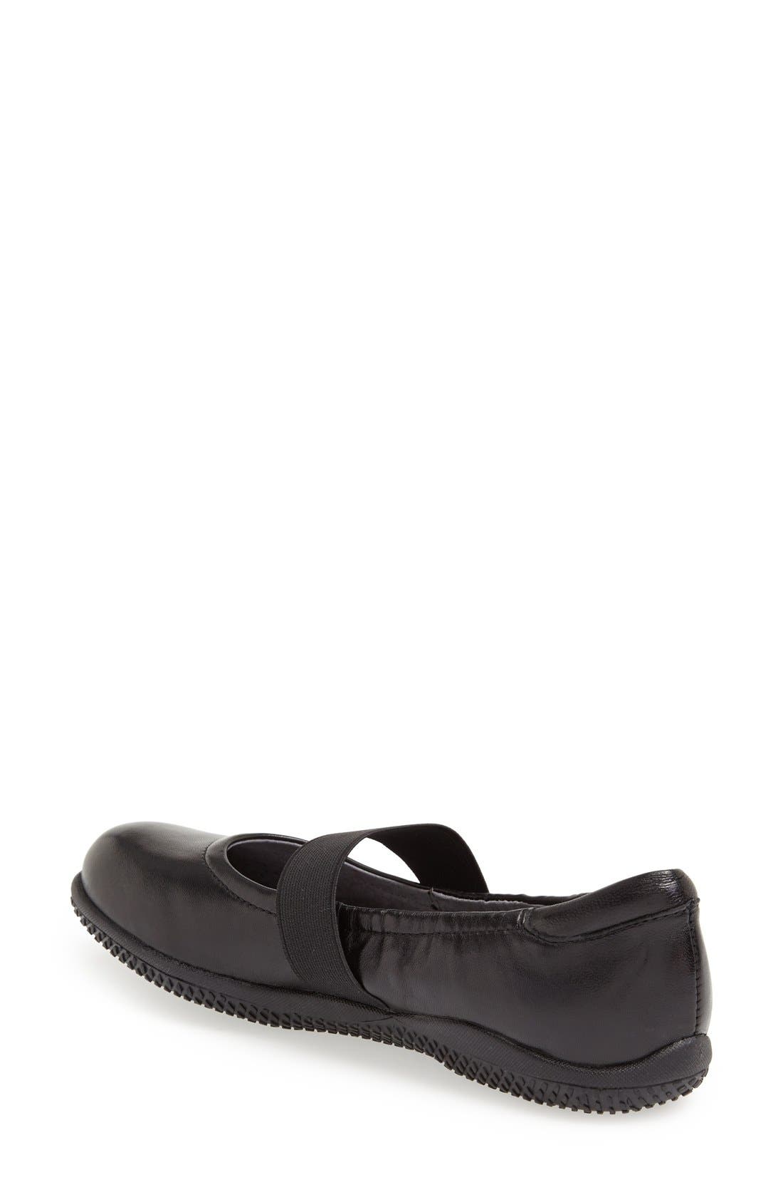 'High Point' Mary Jane Flat, Alternate, color, BLACK