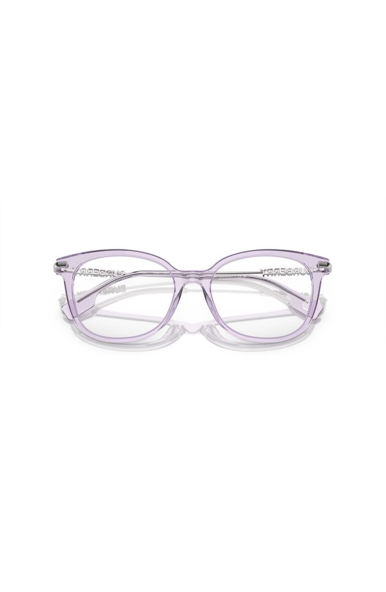 Burberry 51mm Square optical glasses, Alternate, color, Violet