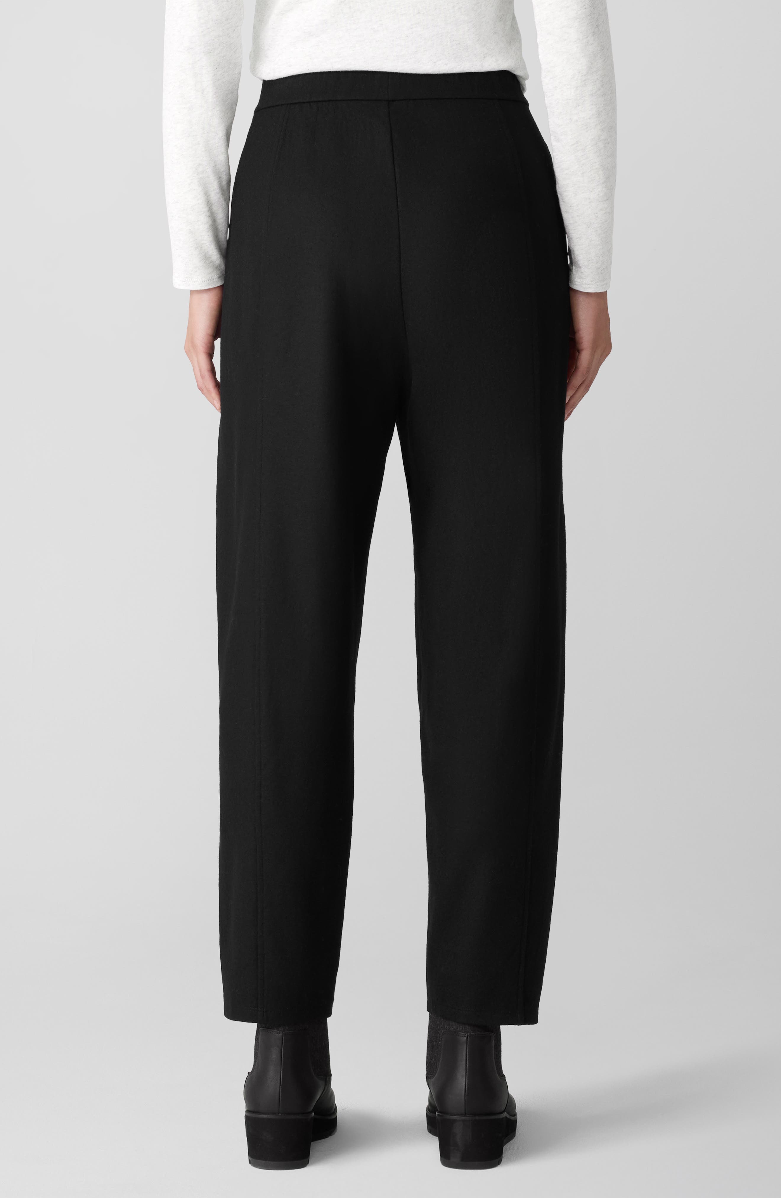 Pleated Wool Lantern Ankle Pants - image 2