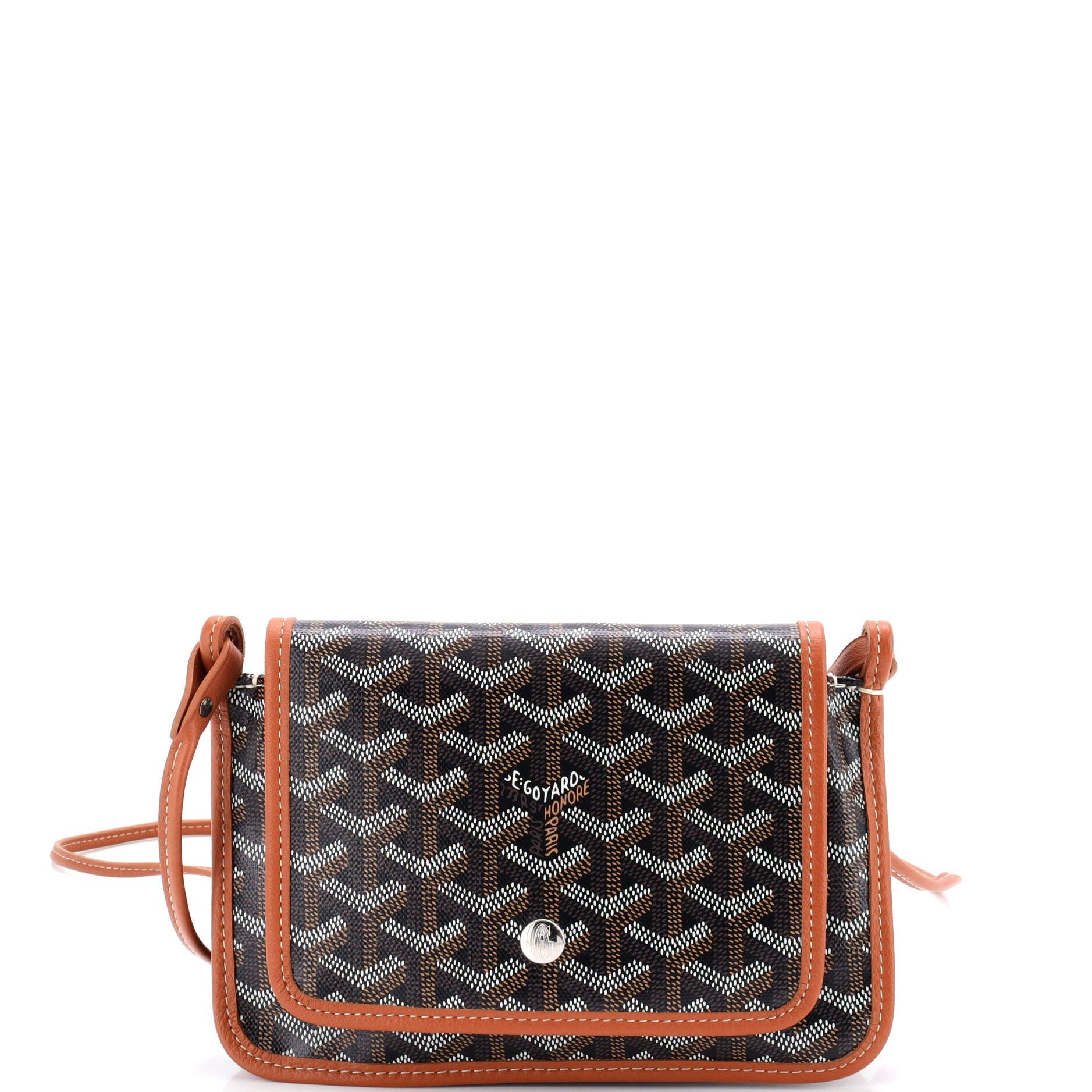 Pre-Owned Goyard Plumet Clutch Wallet Coated Canvas, Main, color, 