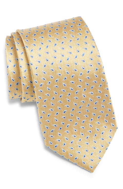 Neat Paisley Silk Tie