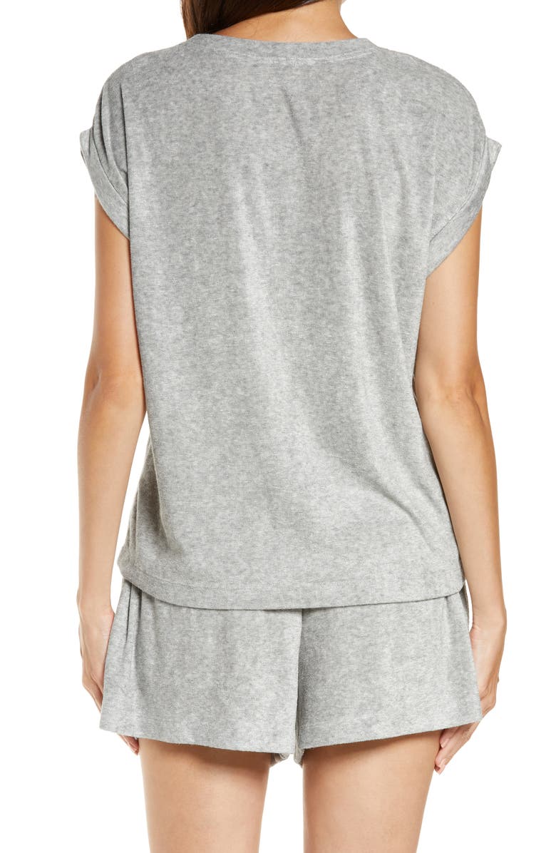 Papinelle French Terry Short Pajamas, Alternate, color, 