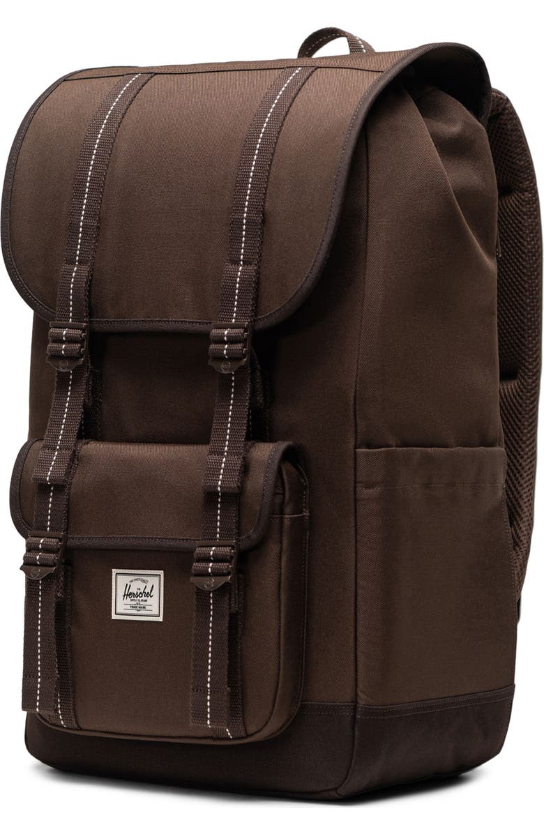 Herschel Supply Co. Little America Canvas Backpack, Alternate, color, Brown Slate/Delicioso