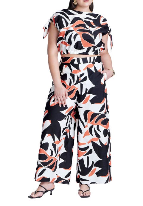 Wide Leg Printed Pant