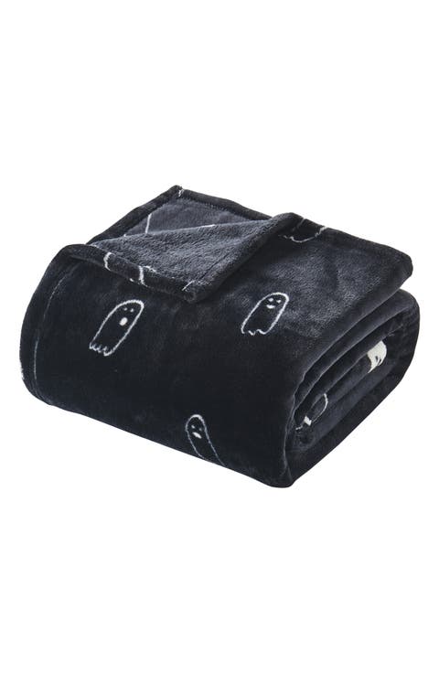 Boo Plush Throw Blanket