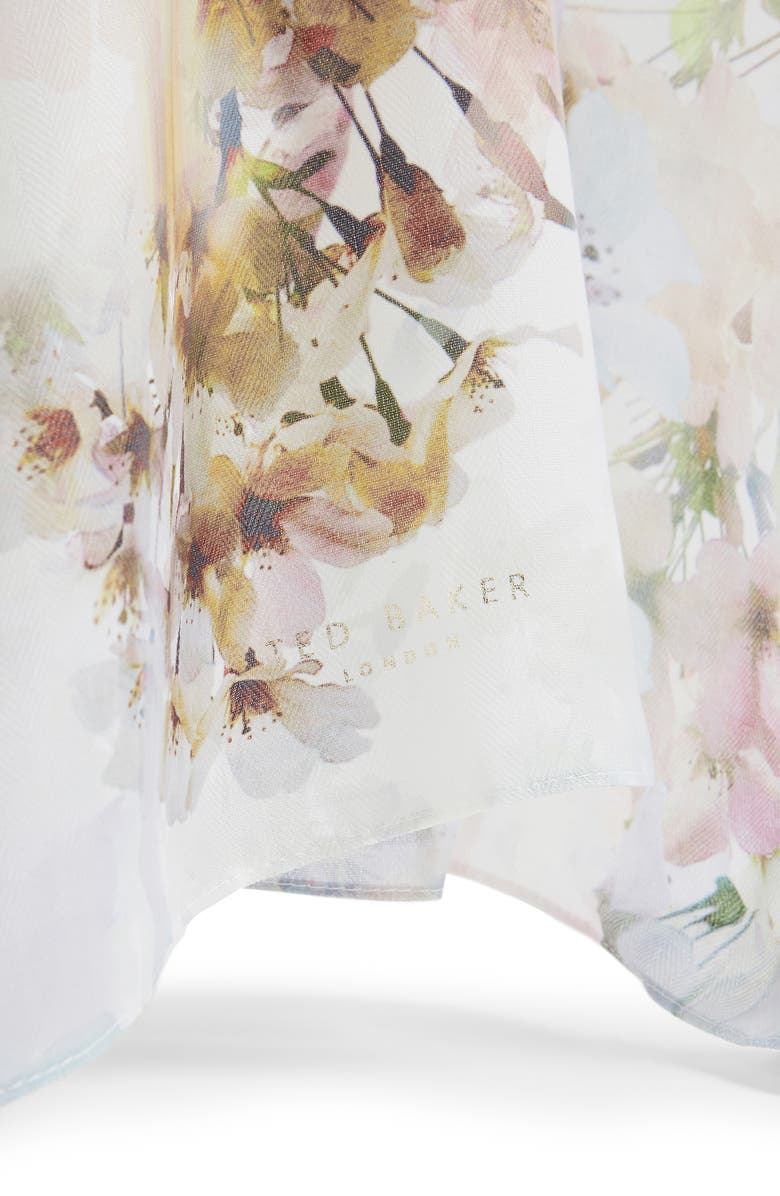 Ted Baker London Fayreli Floral Print Twill Scarf, Alternate, color, 