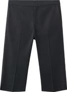 MANGO Linen Blend Capri Pants