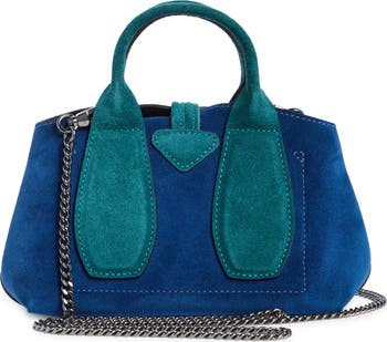 Ro Velour X-Small Top Handle Bag