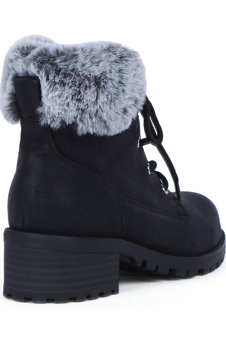 DV by Dolce Vita Rei Faux Fur Lined Combat Boot, Alternate, color,